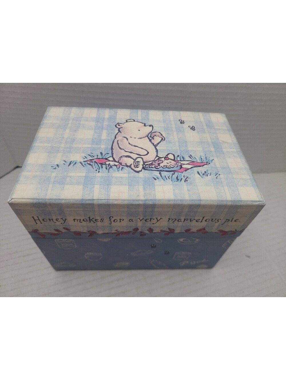 Disney Classic Winnie The Pooh Vintage Decorative Storage Box